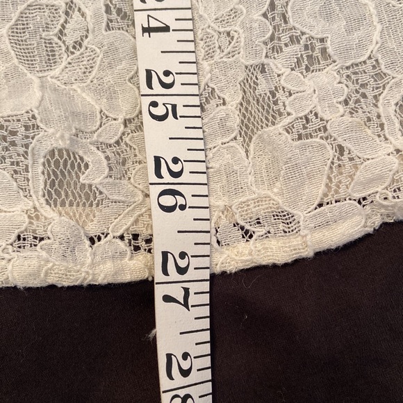 Victorian Bobbin Lace chiffon peplum blouse with matching cami undergarment - Picture 11 of 15